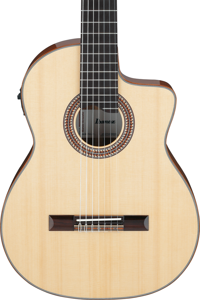 Ibanez GA3007CE 7-String Nylon String Guitar -  Natural High Gloss