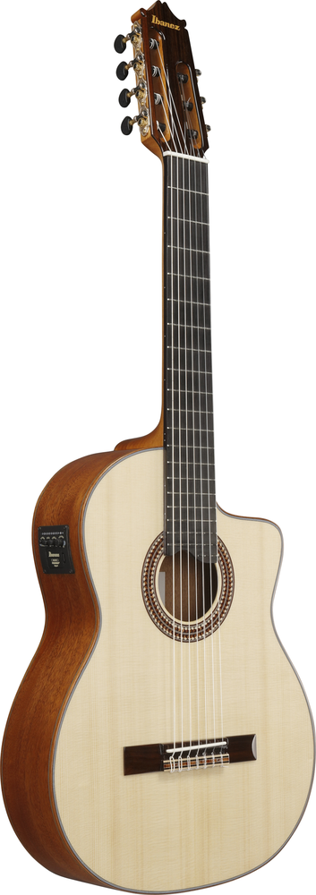 Ibanez GA3007CE 7-String Nylon String Guitar -  Natural High Gloss