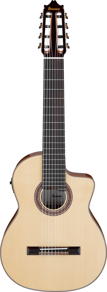 Ibanez GA3008CE 8-String Nylon String Guitar - Natural High Gloss