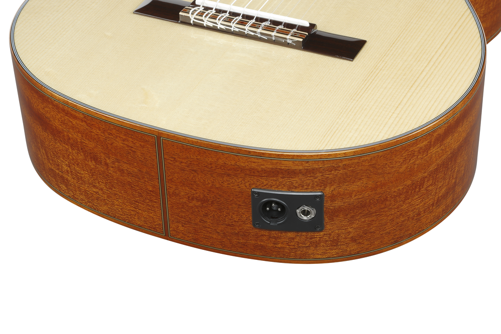 Ibanez GA3008CE 8-String Nylon String Guitar - Natural High Gloss