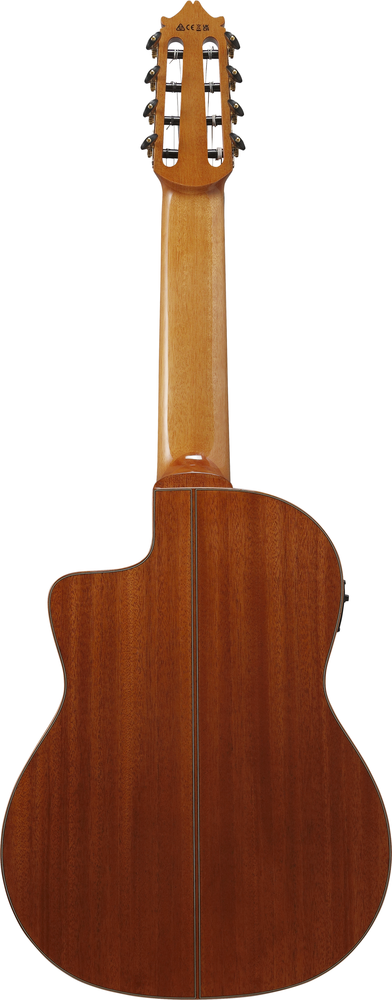 Ibanez GA3008CE 8-String Nylon String Guitar - Natural High Gloss