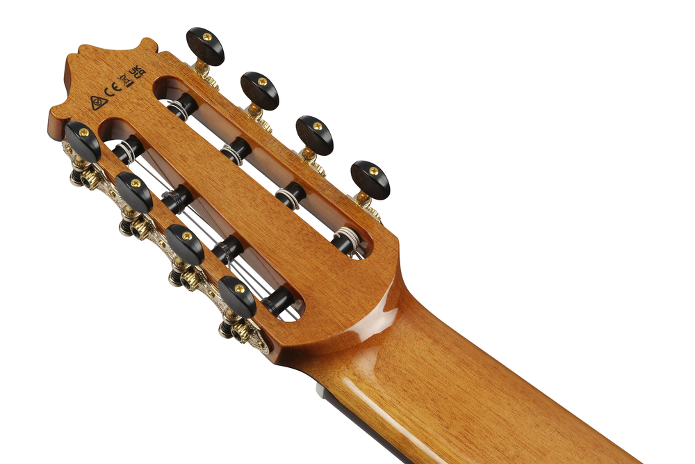 Ibanez GA3008CE 8-String Nylon String Guitar - Natural High Gloss