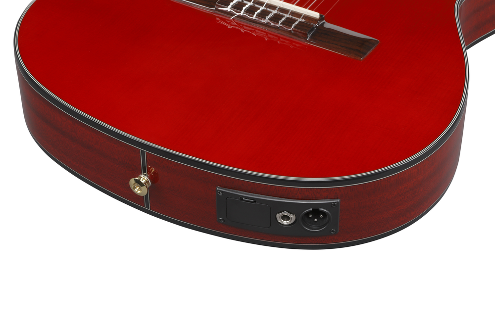 Ibanez GA35TCE Acoustic Guitar - Sapphire Red High Gloss