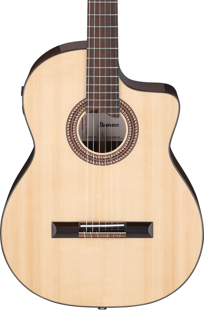 Ibanez GA380CE Nylon String Guitar -  Natural High Gloss