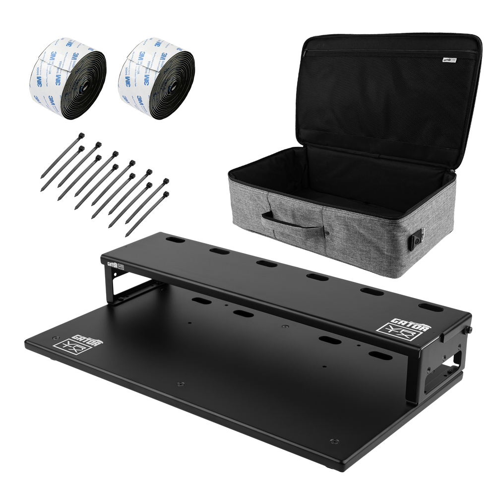 Gator Vertex Tour Compact 23″ x 13″ Pedalboard & Riser With Gig Bag