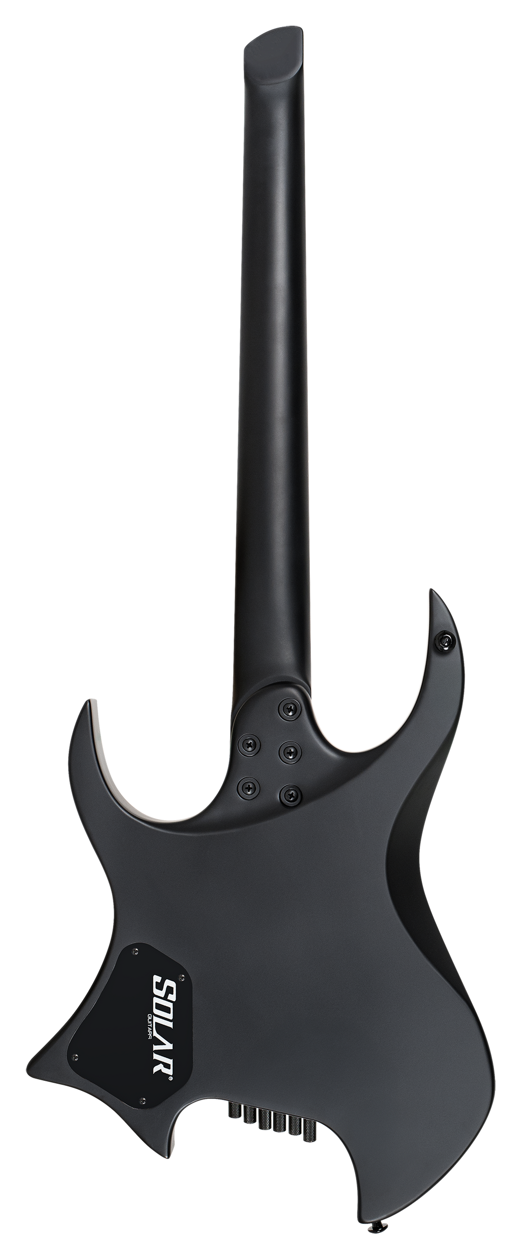 Solar H2.6C Headless Electric Guitar - Carbon Black