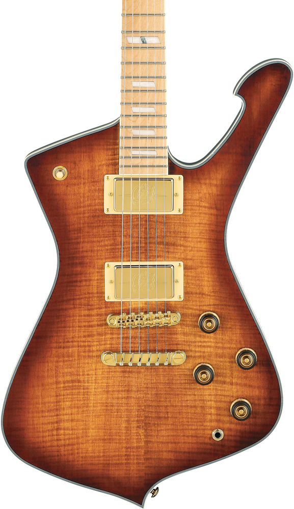 Ibanez IC420MFM Electric Guitar - Caramel Burst Low Gloss