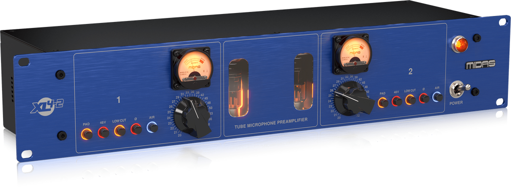 Midas XL4-2 2-Ch Class-A Tube Mic Preamp