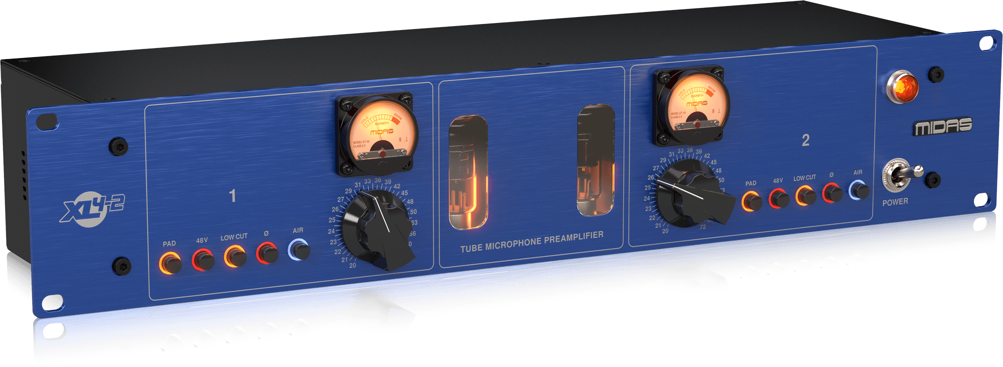Midas XL4-2 2-Ch Class-A Tube Mic Preamp