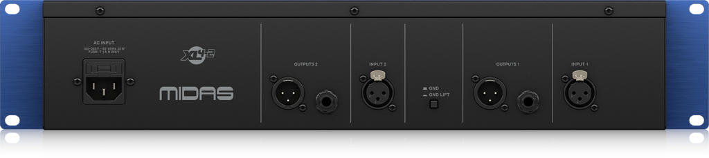 Midas XL4-2 2-Ch Class-A Tube Mic Preamp