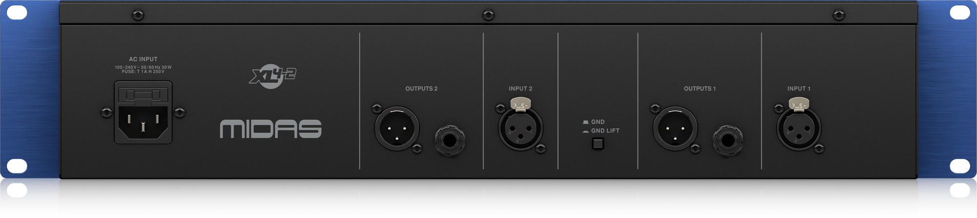Midas XL4-2 2-Ch Class-A Tube Mic Preamp