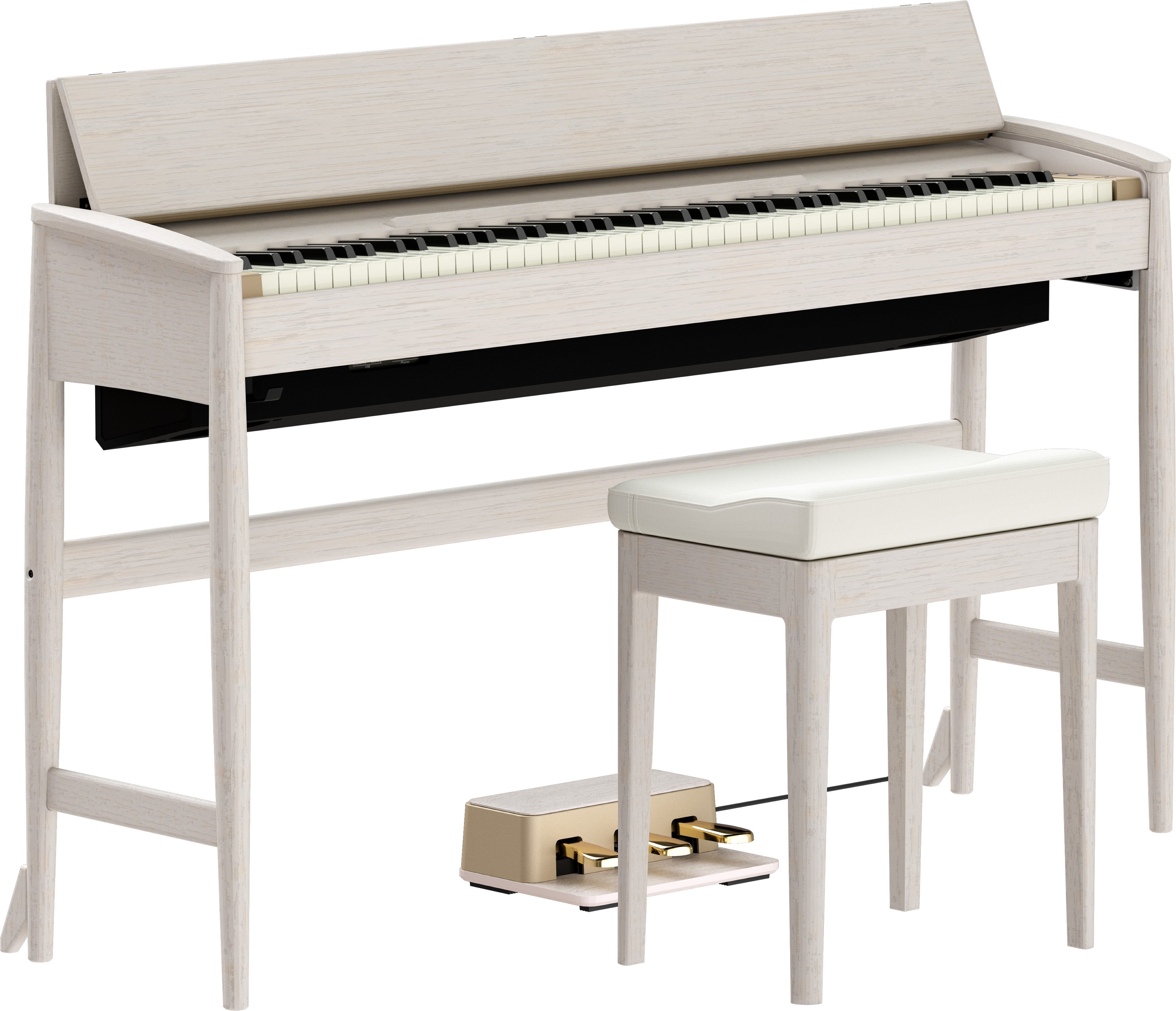 Roland Kiyola KF20 Digital Piano - Sheer White