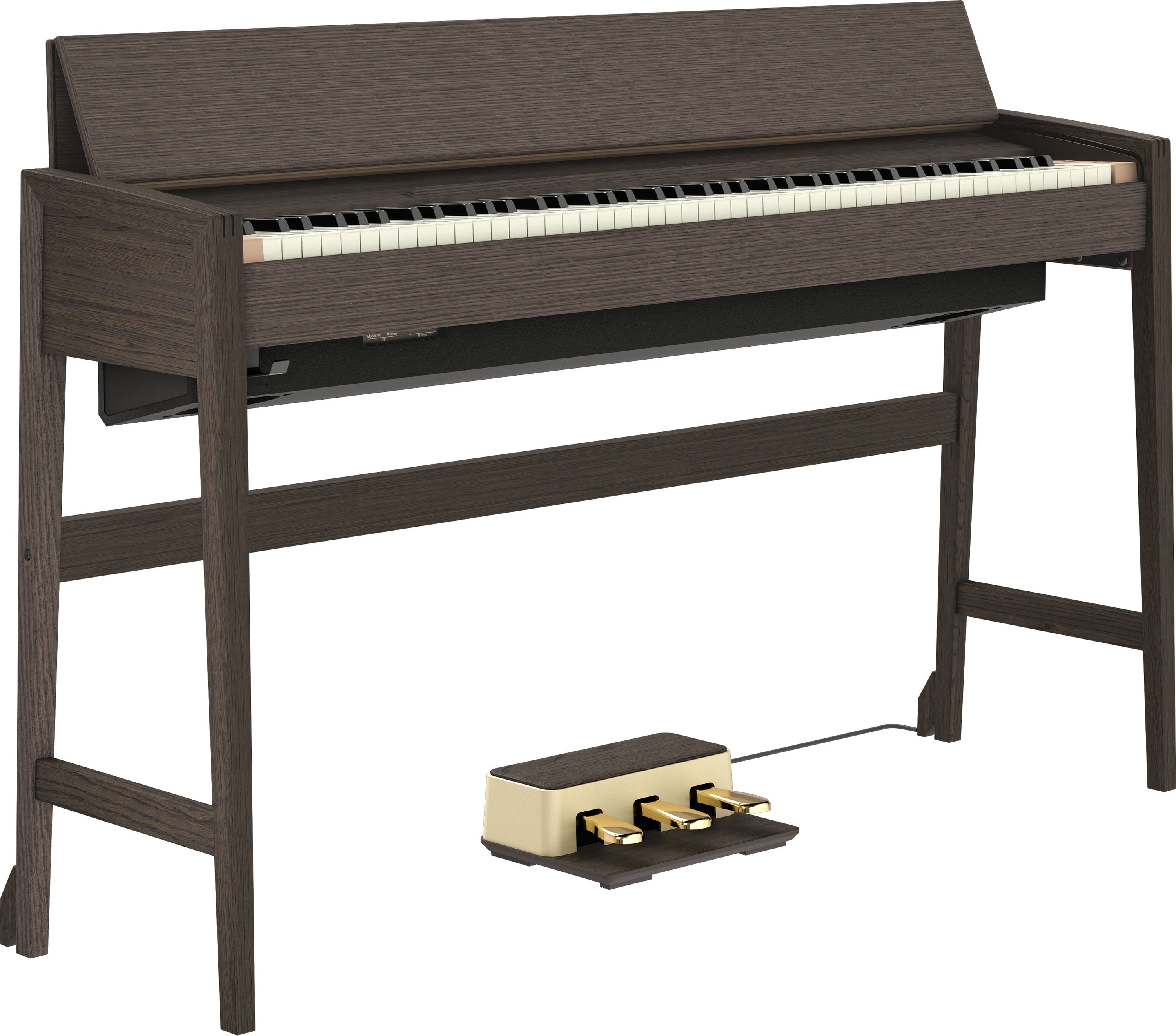 Roland Kiyola KF25 Digital Piano - Smoked Oak