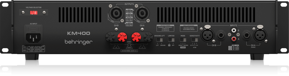 Behringer KM400 Stereo Power Amplifier
