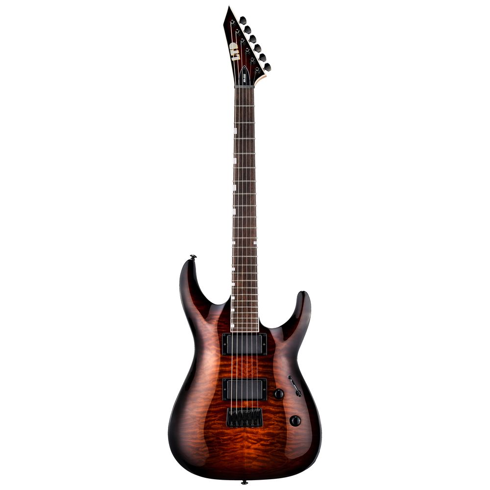 ESP LTD MH200 HT QM - Dark Brown Sunburst