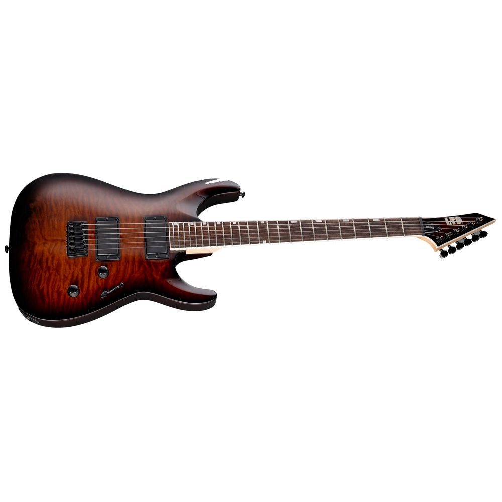 ESP LTD MH200 HT QM - Dark Brown Sunburst