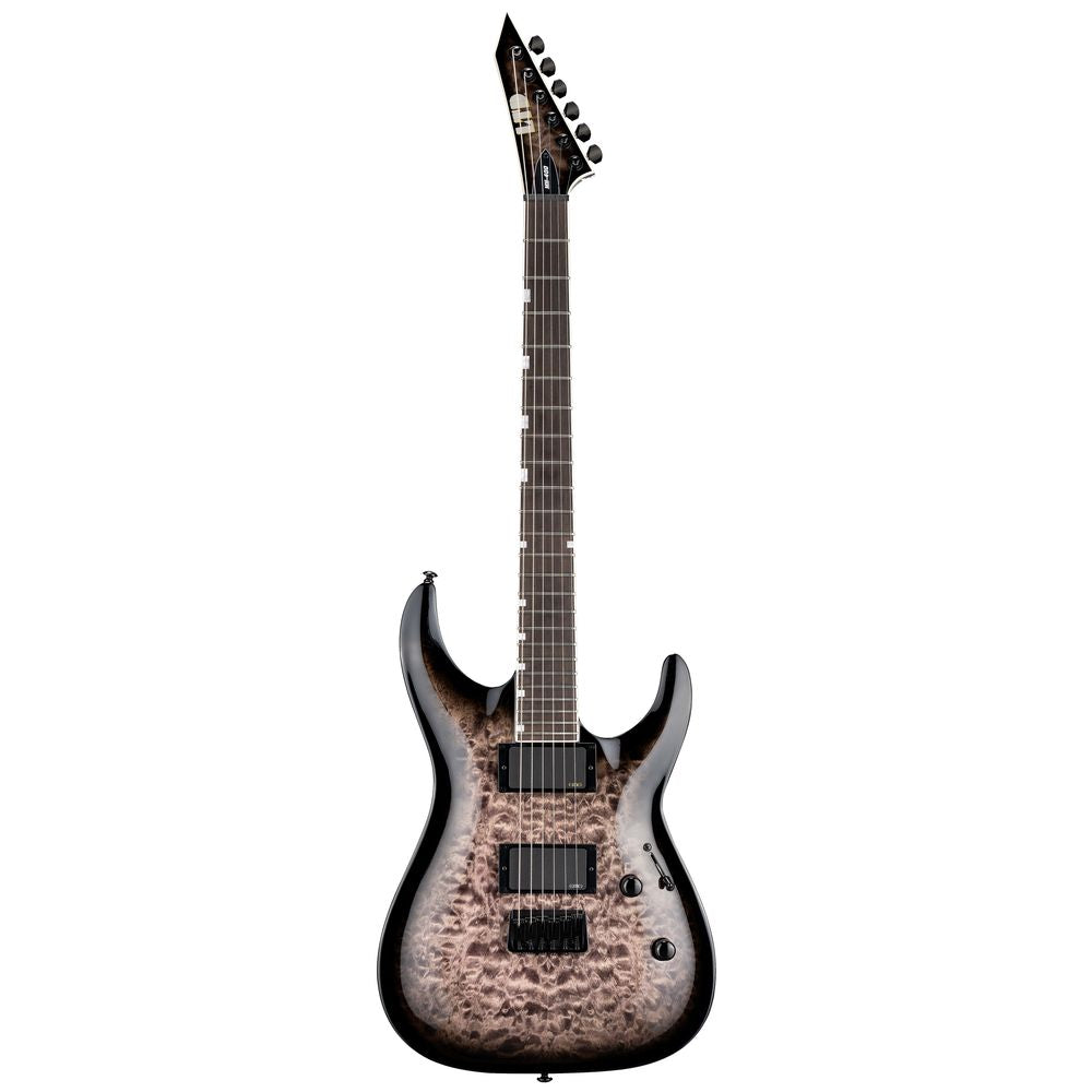 ESP LTD MH400 HT QM - See Thru Black Sunburst