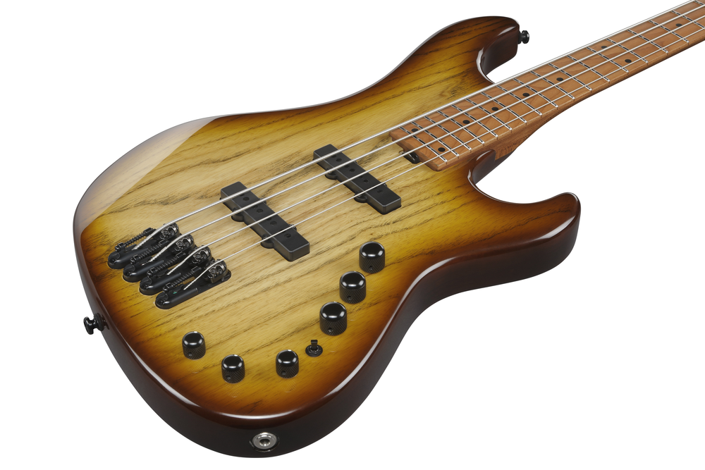 Ibanez MDM1300 Electric Bass - Natural Stained Amber Burst