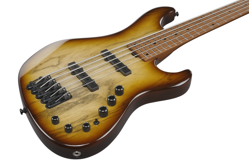 Ibanez MDM1305 Electric Bass - Natural Stained Amber Burst