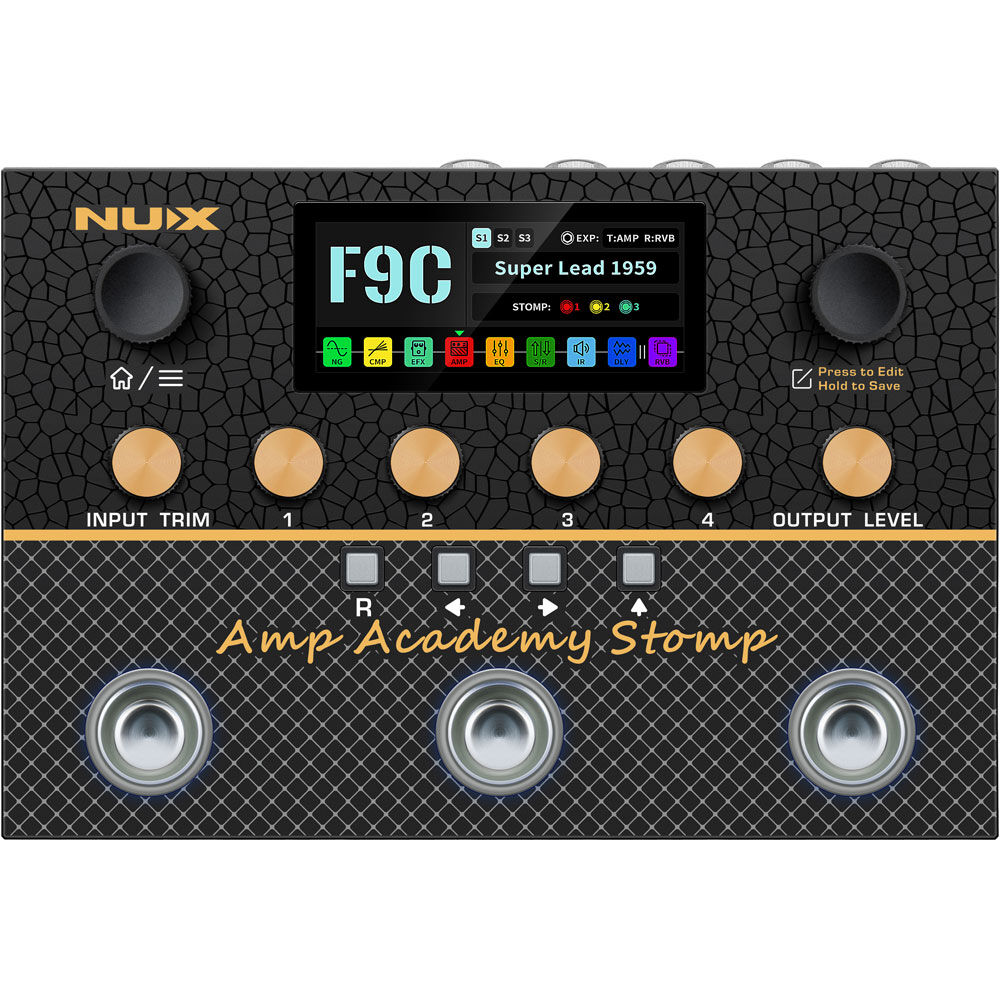 NU-X Monarch Series Amp Academy Stomp Compact Modeler (NXNMA3)