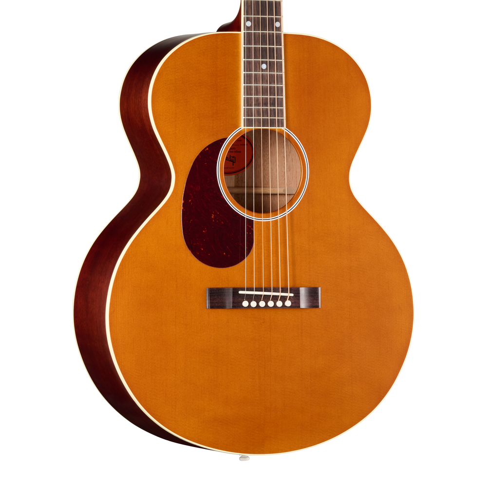 Gibson J-185 Century 12 Fret Acoustic Guitar - Vintage Amber - Left Handed