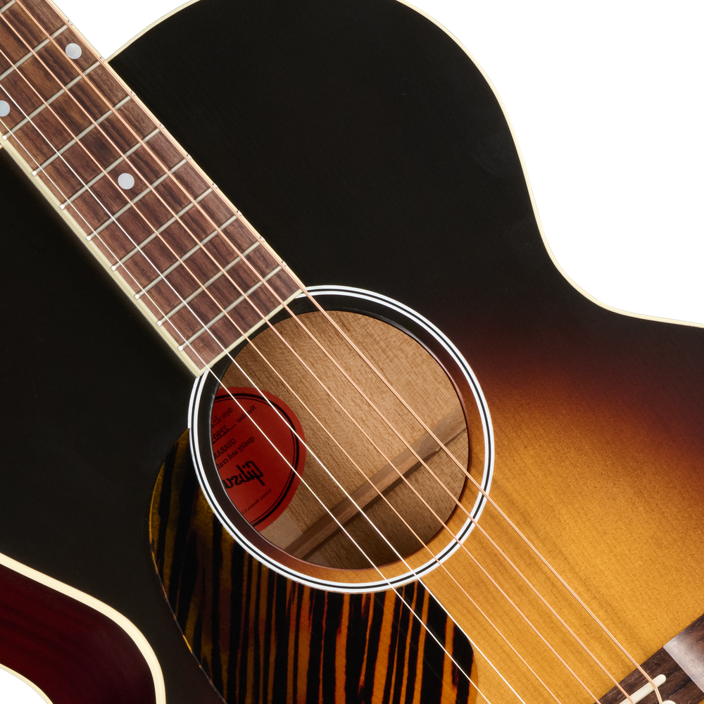 Gibson J-185 Century 12 Fret Acoustic Guitar - Vintage Sunburst - Left Handed