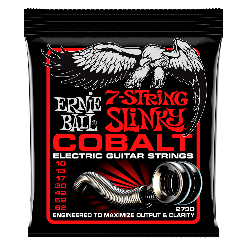 Ernie Ball Cobalt Slinky Skinny Top Heavy Bottom 7-String Set - 10-62