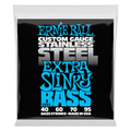 Ernie Ball Extra Slinky Stainless Steel Bass String Set - 40-95