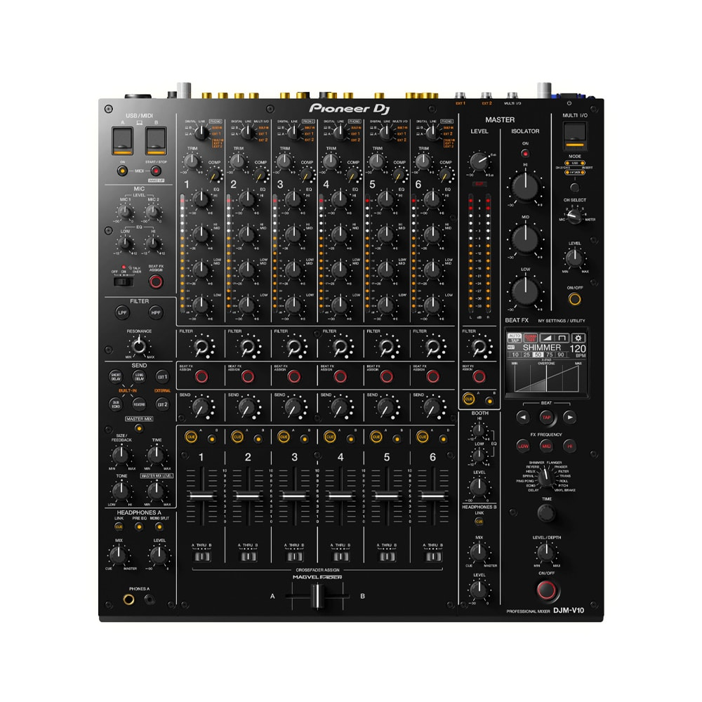 Pioneer DJMV10 6-Channel Professional DJ Mixer