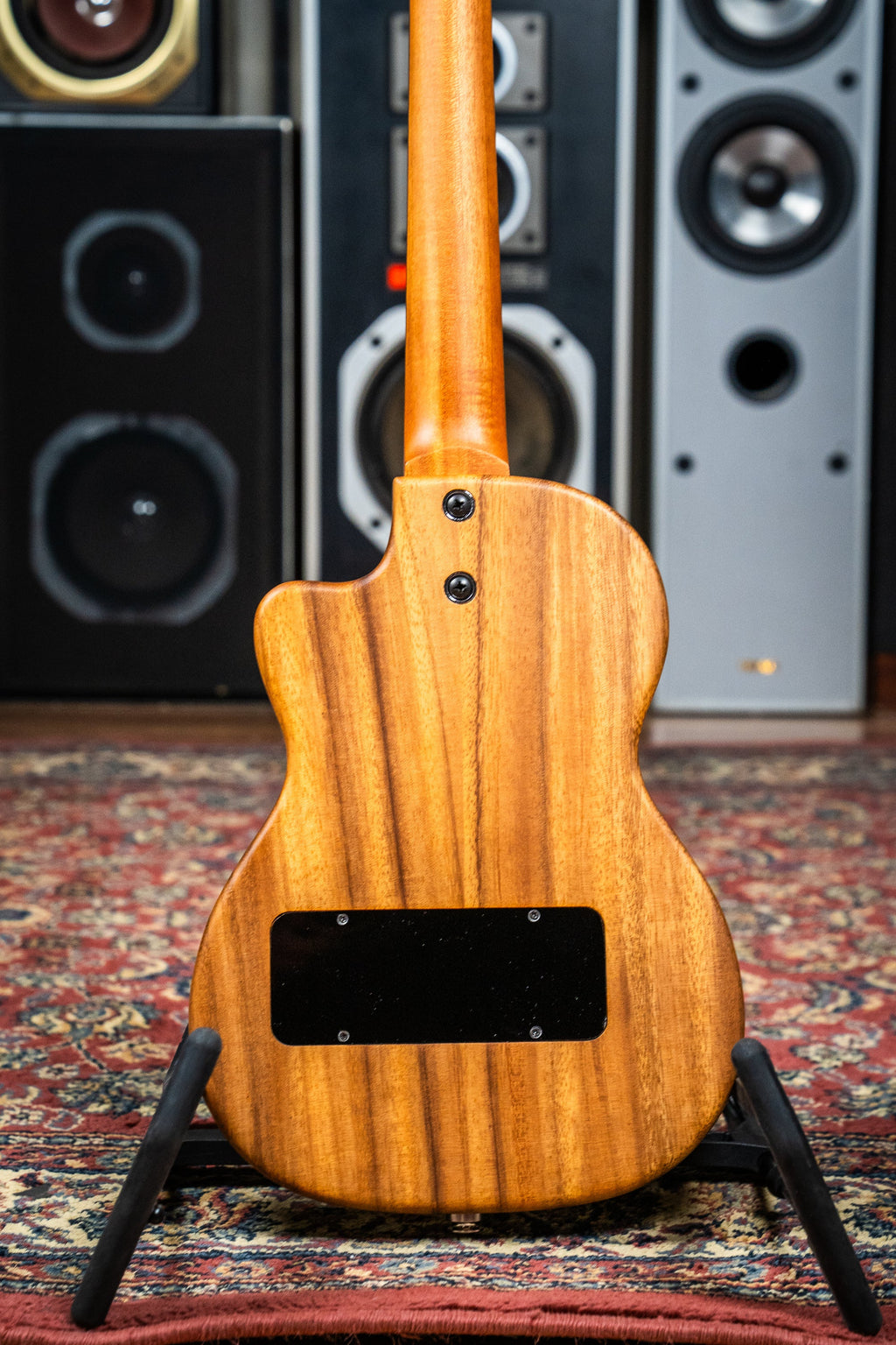 Pono AT-E Tenor Ukulele - Solidbody Acacia w/Pickup (PONO-AT-E)