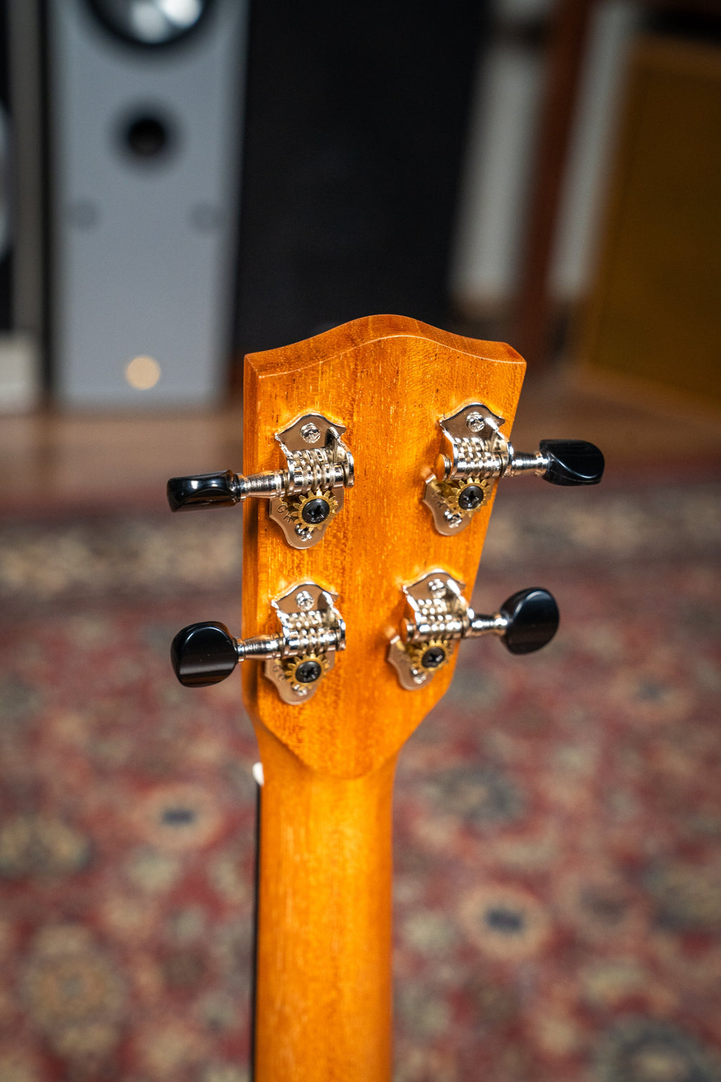Pono AT-E Tenor Ukulele - Solidbody Acacia w/Pickup (PONO-AT-E)
