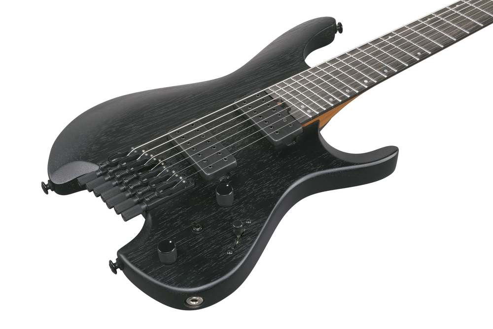 Ibanez QX527B 7-String Electric Guitar -  Weathered Black