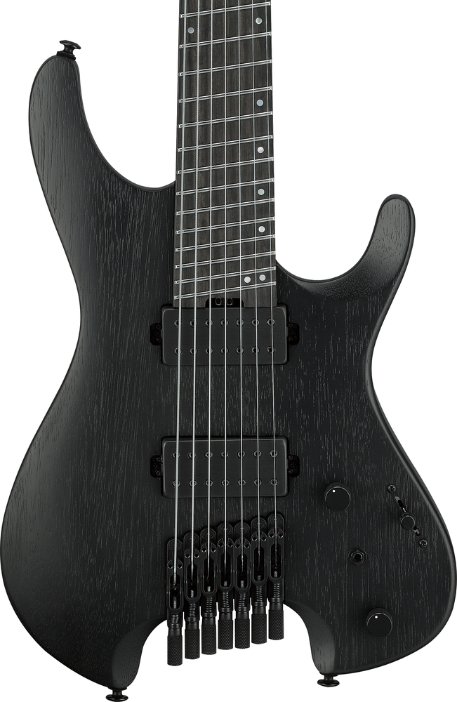 Ibanez QX527B 7-String Electric Guitar -  Weathered Black