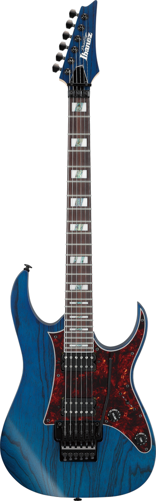 Ibanez RG653DX Electric Guitar - Transparent Deep Blue Flat