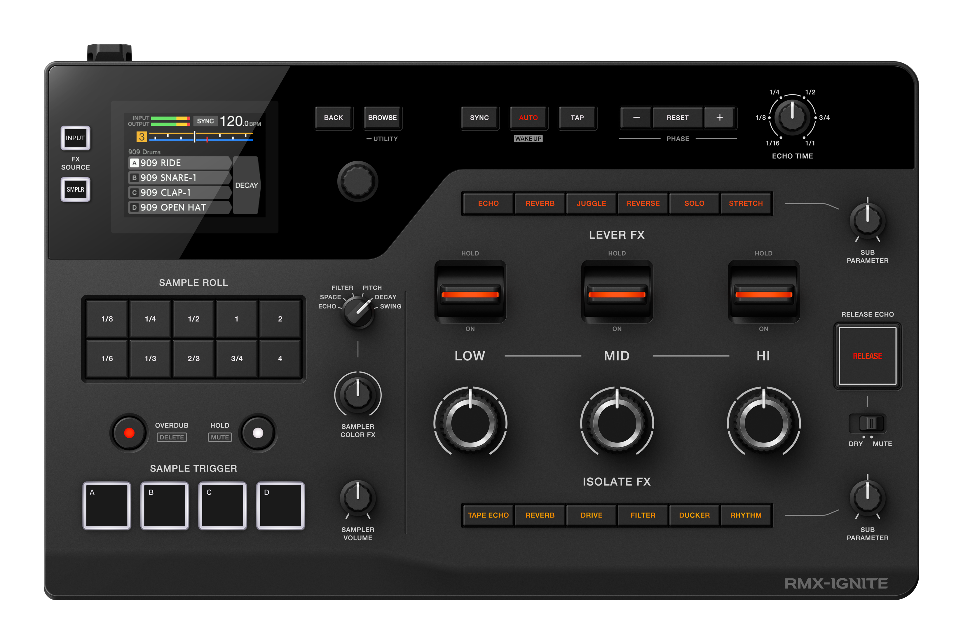 AlphaTheta RMX-IGNITE Professional DJ Effects & Sampler