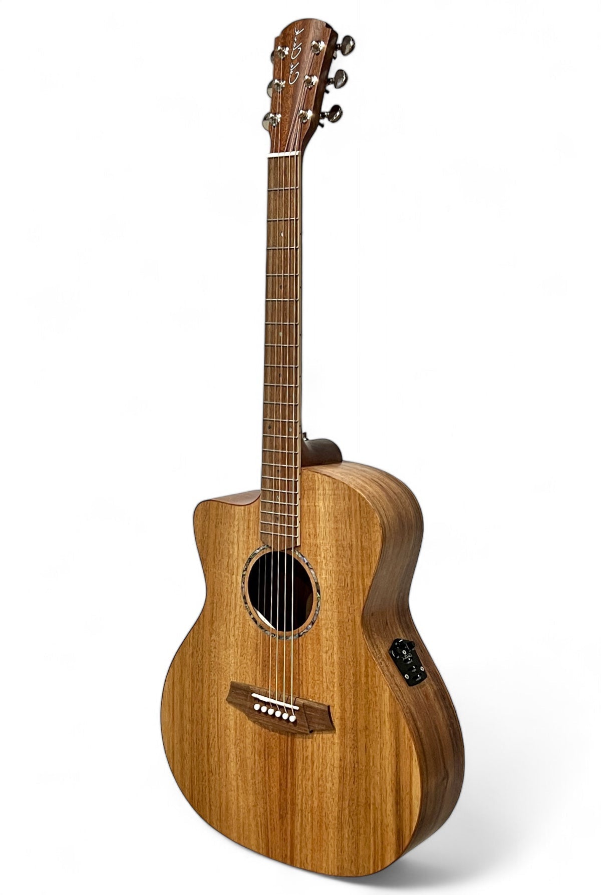 Cole Clark CCSAN1EC-LH-BLBL Studio GA Acoustic Electric Guitar - Blackwood - Left Handed