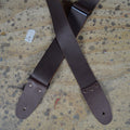 Colonial Leather Soft Slide Adjust Guitar Strap - Brown
