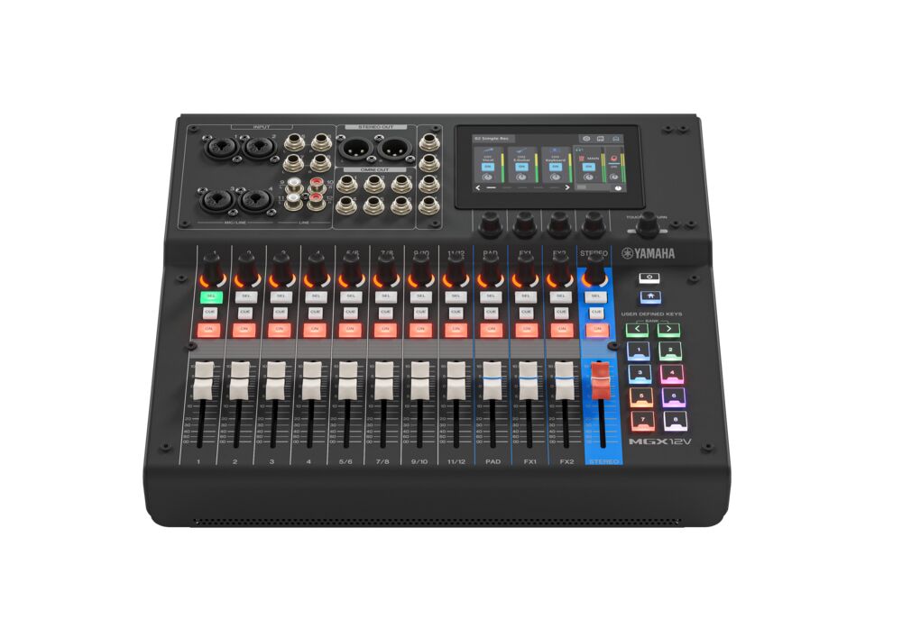 Yamaha MGX12V Digital Mixing Console w/ Video Interface - Black