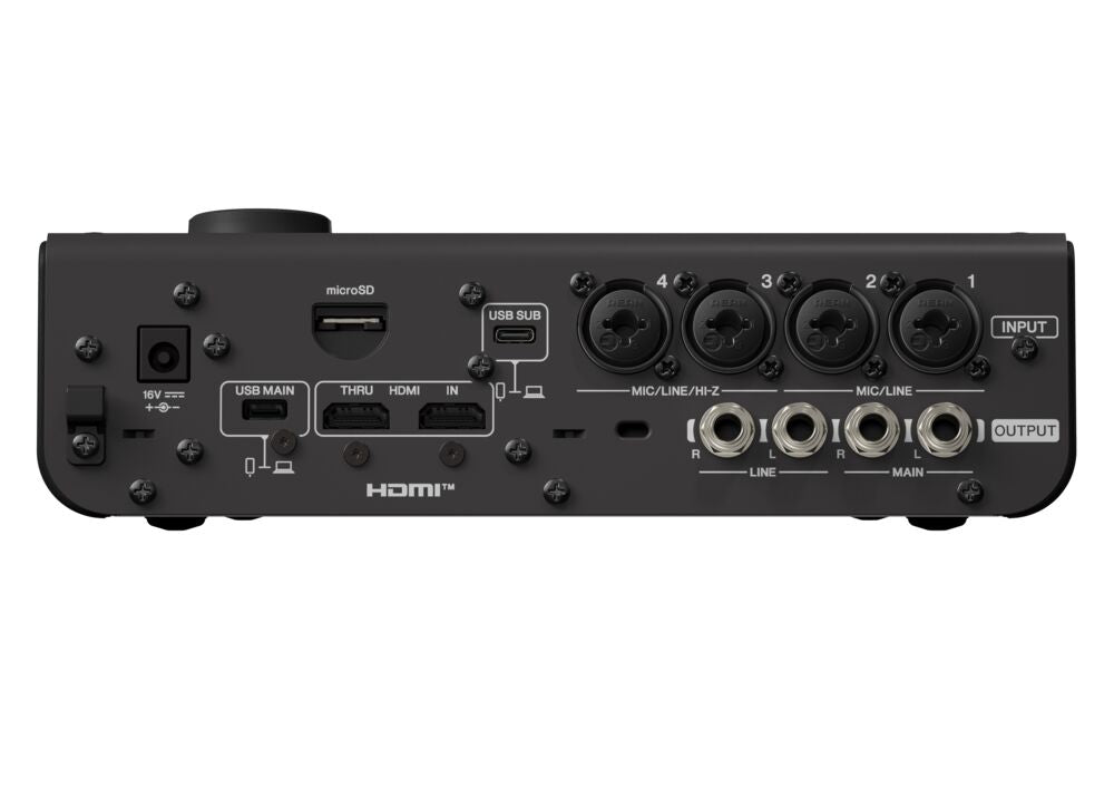 Yamaha URX44 Audio Interface / Mixerface – Black