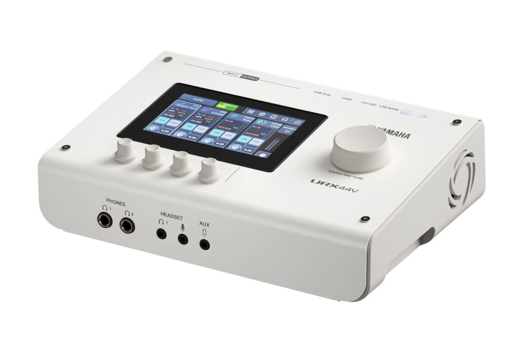 Yamaha URX44V Audio Interface / Mixerface w/ Video Interface – White