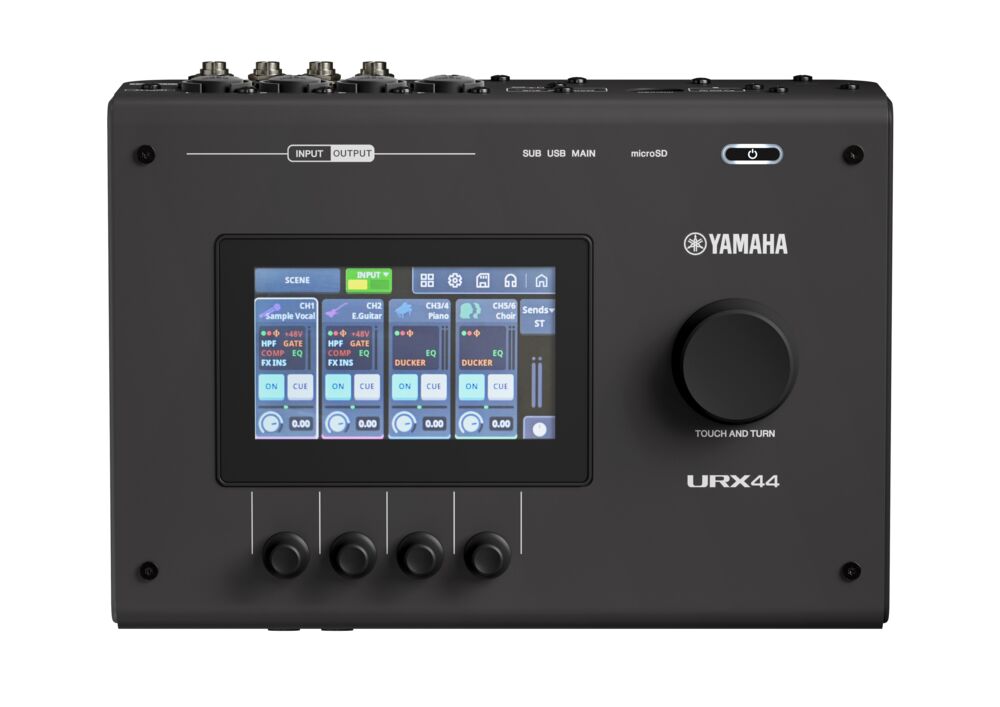 Yamaha URX44 Audio Interface / Mixerface – Black