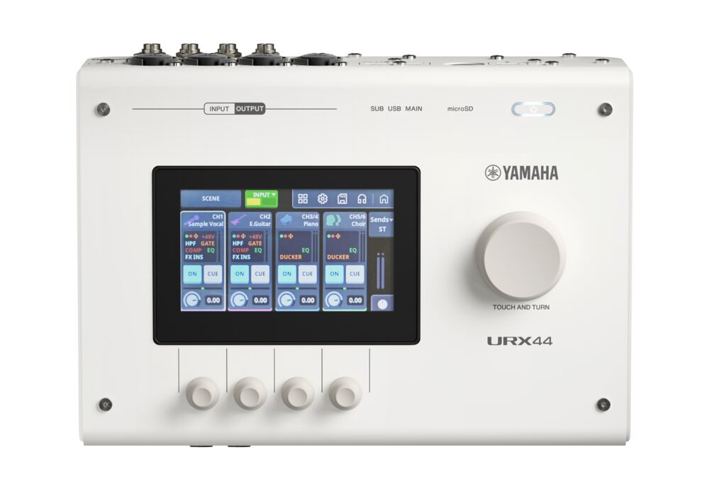 Yamaha URX44 Audio Interface / Mixerface - White
