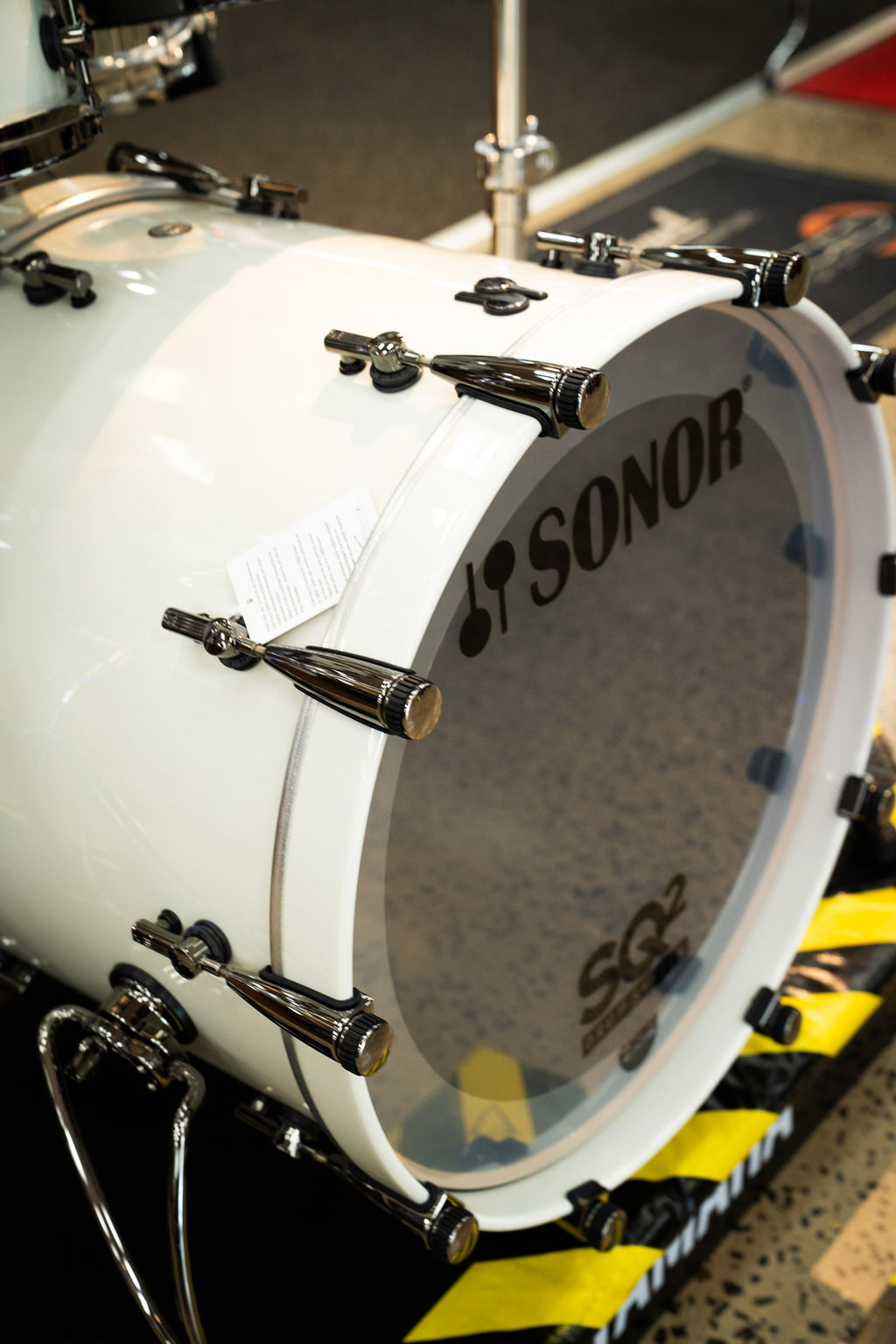 Sonor SQ2 4pc Beech Wood Drum Kit - Shell Pack - Grey White Finish / Black HW (10x8 12x9 16x16 22x17)