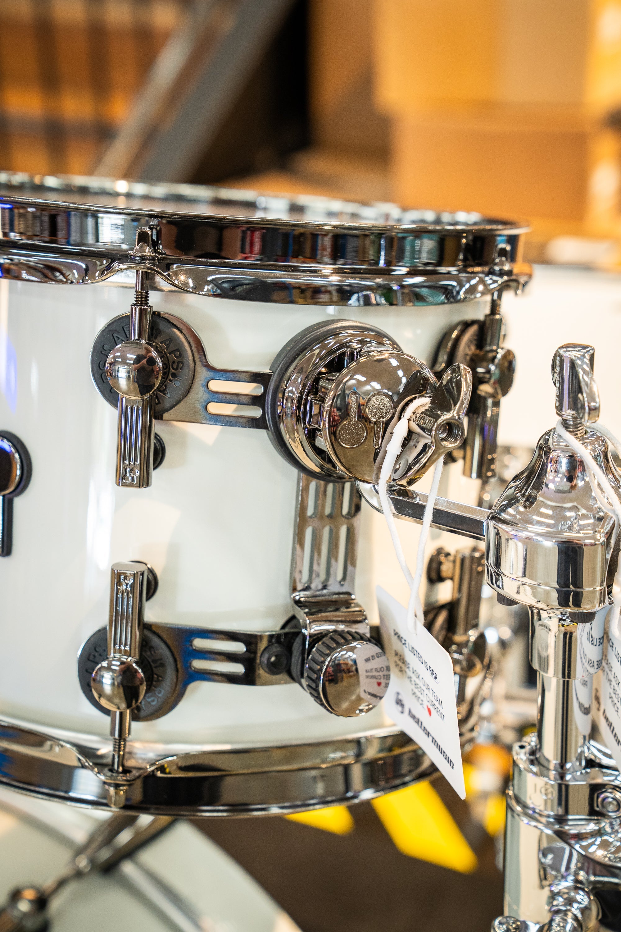 Sonor SQ2 4pc Beech Wood Drum Kit - Shell Pack - Grey White Finish / Black HW (10x8 12x9 16x16 22x17)