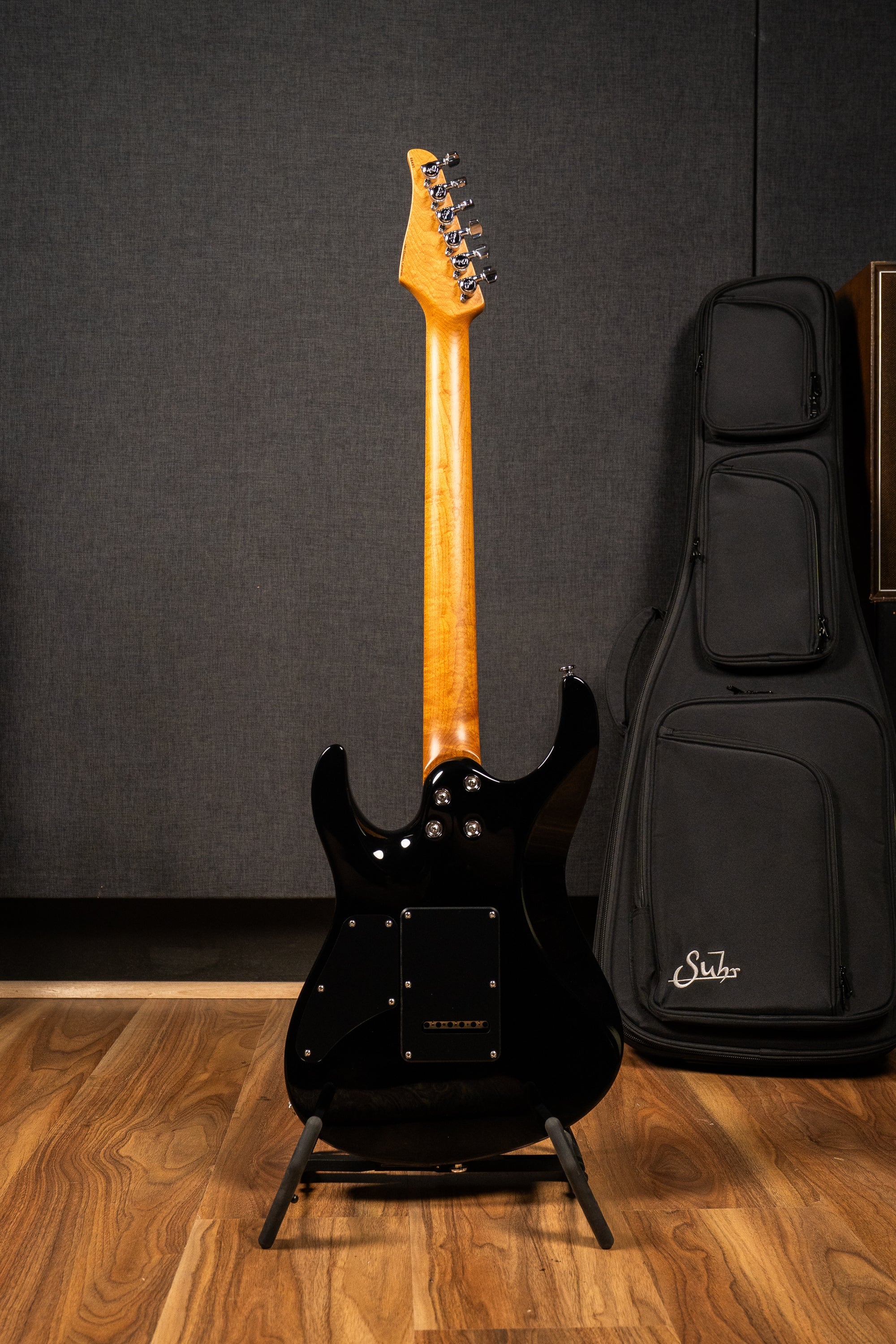 Suhr Modern Plus HSH w/Deluxe Gigbag - Roasted Maple Fingerboard - Fireburst