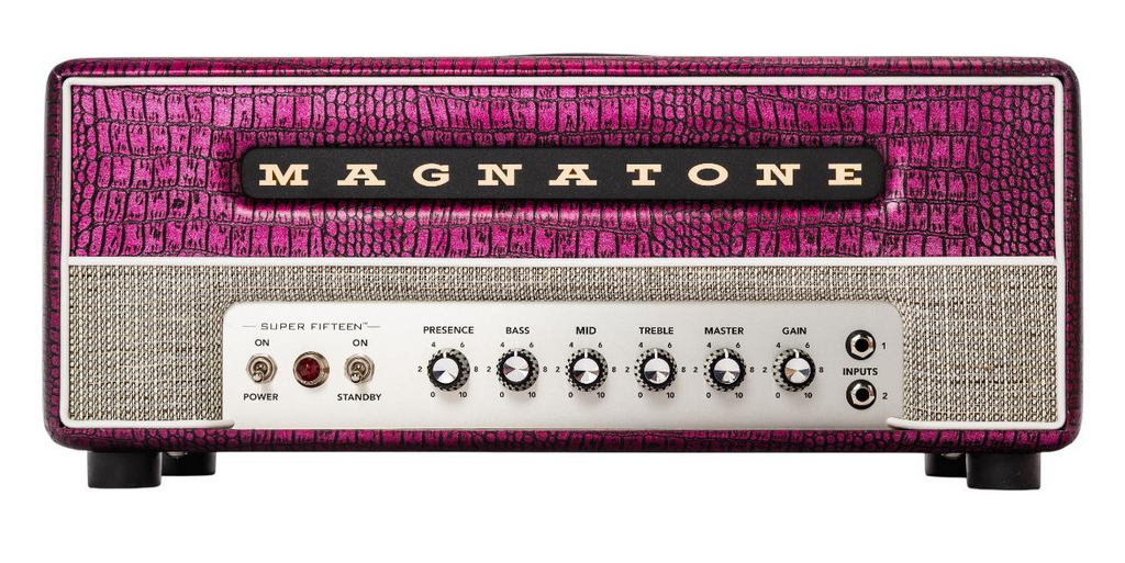 Magnatone Super Fifteen Head - Chrome Grape (Billy Gibbons Collection)