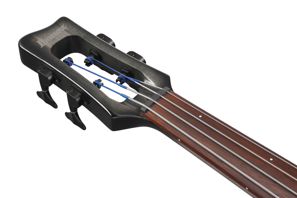 Ibanez UB804 Electric Bass - Black Ice Burst Low Gloss