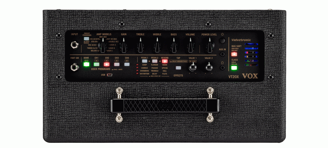Vox Valvetronix VT20X Classic Blue Guitar Amp Combo