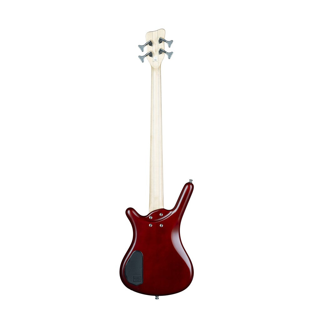 RockBass Corvette Basic 4-String Bass - Burgundy Red Transparent Satin