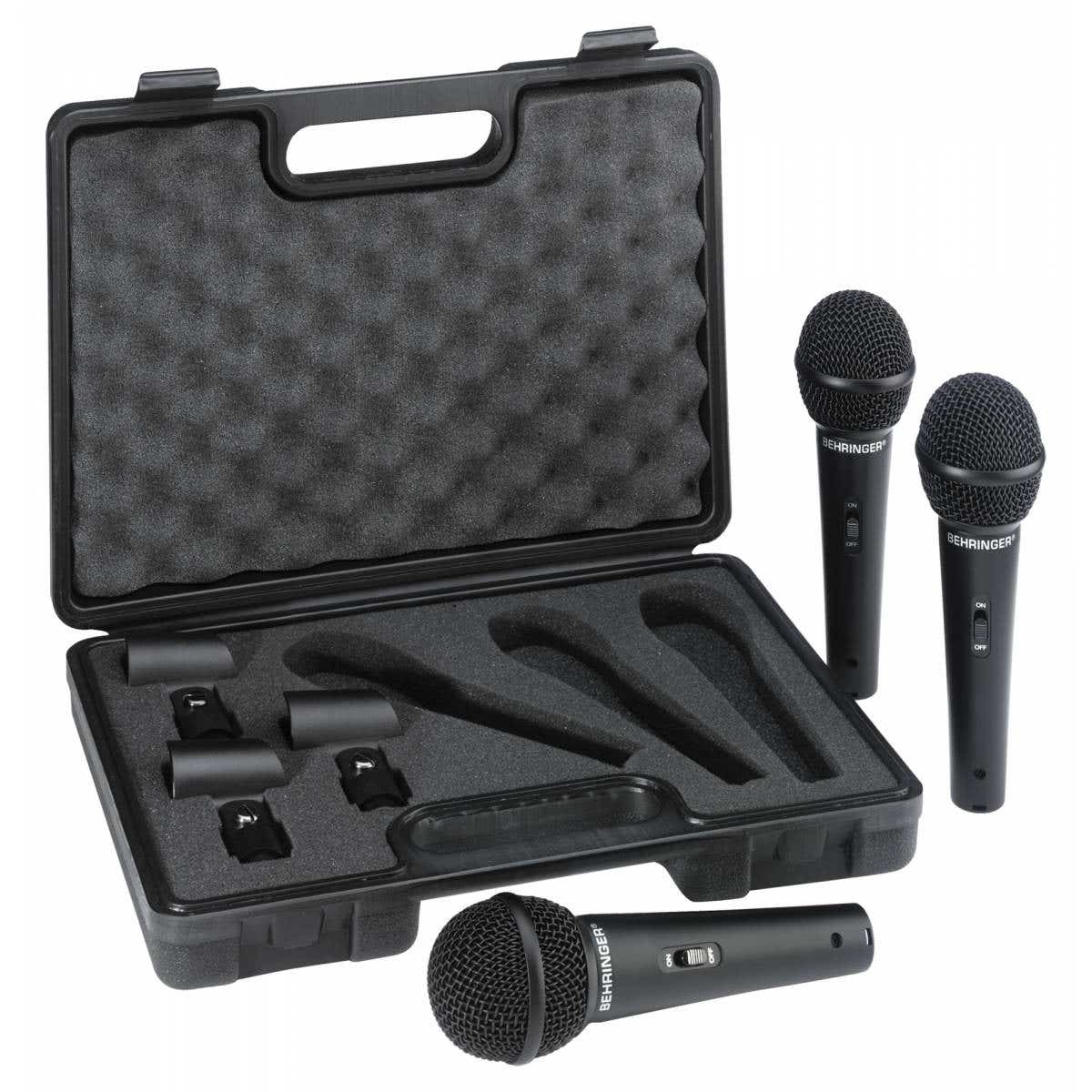 Behringer XM1800S Dynamic Microphones (3-Pack)